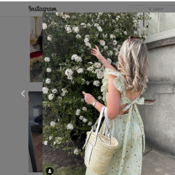 H&M Wildflower Collection Floral Poplin Dress - Picture 13 of 16